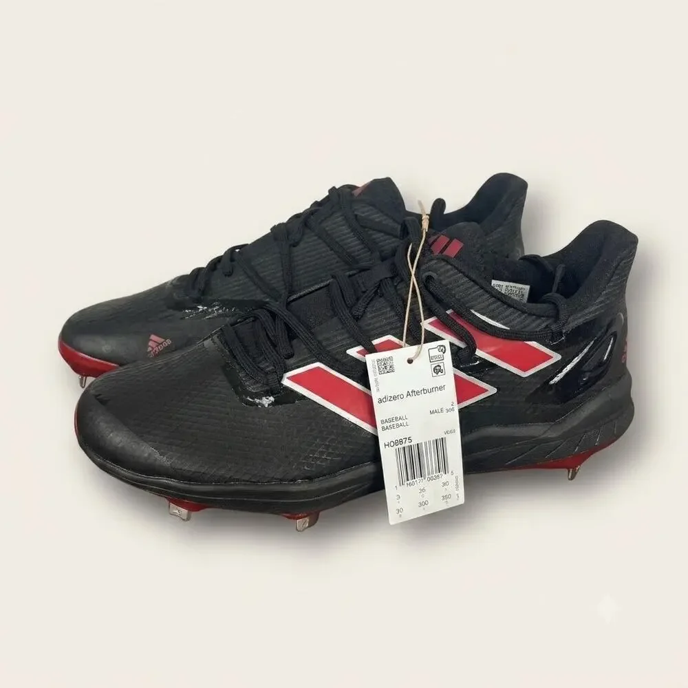 NWT adidas Mens 8.5 Adizero Afterburner Athleisure Metal Spike Baseball Cleats